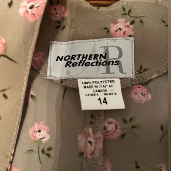 Northern Reflections Green Floral Dress - Picture 4 of 4